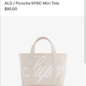 ALD Porsche mini tote